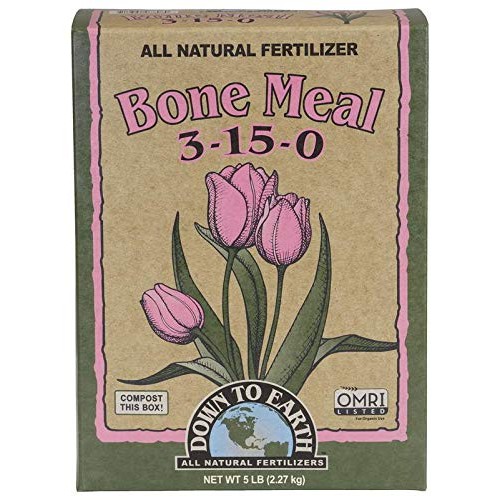 Down to Earth Organic Bone Meal Fertilizer 3-15-0, 5 lb