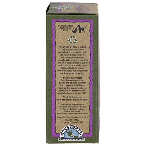 Down to Earth Organic Fish Bone Meal Fertilizer Mix 4-12-0, 1 lb