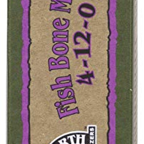Down to Earth Organic Fish Bone Meal Fertilizer Mix 4-12-0, 1 lb