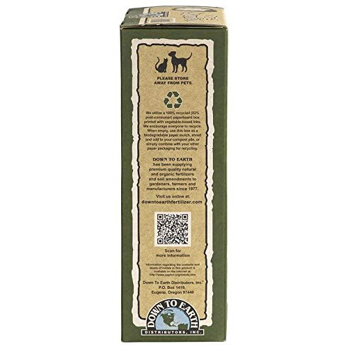 Down to Earth Organic Vegan Fertilizer Mix 3-2-2, 5 lb