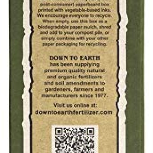 Down to Earth Organic Vegan Fertilizer Mix 3-2-2, 5 lb