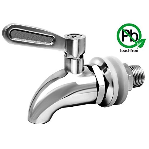 Updated More Durable Beverage Dispenser Replacement Spigot,Stainle...