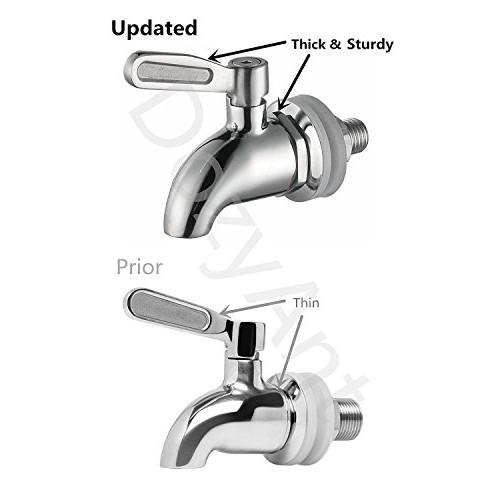 Updated More Durable Beverage Dispenser Replacement Spigot,Stainle...