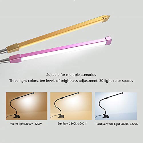 Book Light, 80 LED USB Rechargeable Reading Light with 3 Brightnes...