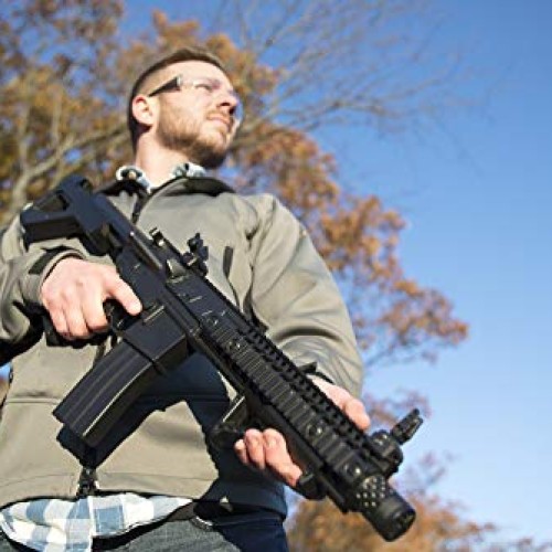 DPMS Full Auto SBR CO2-Powered BB Air Rifle with Dual Action Capa...