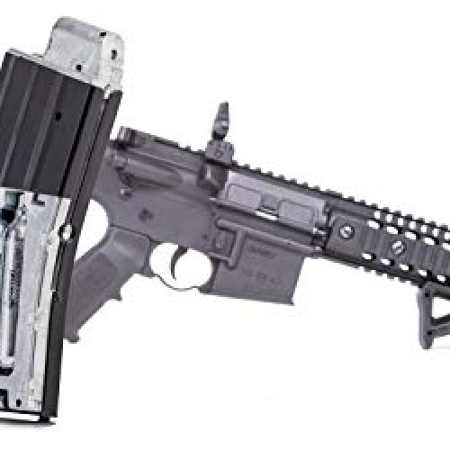 DPMS Full Auto SBR CO2-Powered BB Air Rifle with Dual Action Capa...
