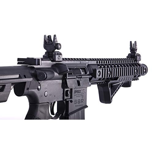 DPMS Full Auto SBR CO2-Powered BB Air Rifle with Dual Action Capa...