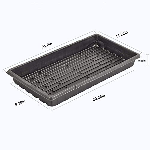 Heavy Duty Trays 5 Pack of Oversized Plant Germination Trays Durab...