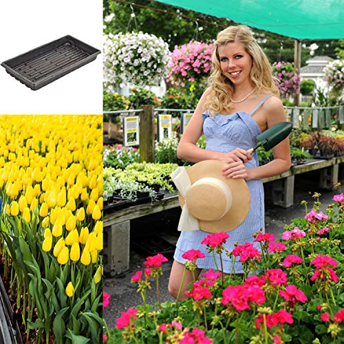 Heavy Duty Trays 5 Pack of Oversized Plant Germination Trays Durab...