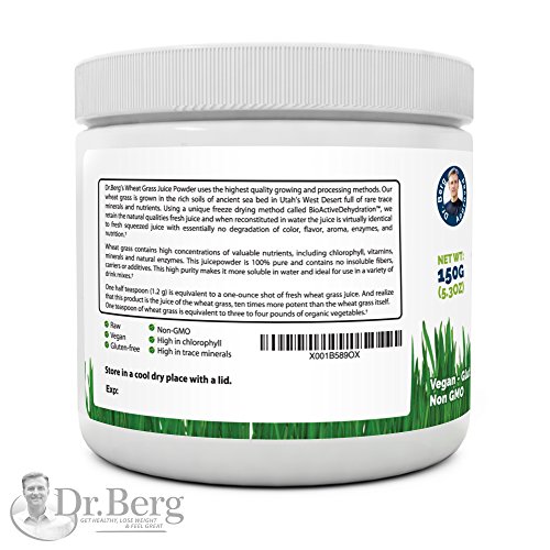 Natural Lemon Flavored Wheat Grass Powder with KamutTM -Raw & Ultr...