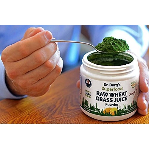 Natural Lemon Flavored Wheat Grass Powder with KamutTM -Raw & Ultr...