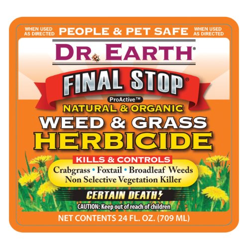 Dr. Earth 8002 Ready to Use Weed and Grass Herbicide, 24-Ounce