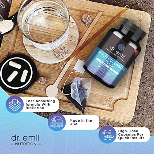 DR EMIL NUTRITION Multi Collagen Plus Pills - to Support Hair, Ski...