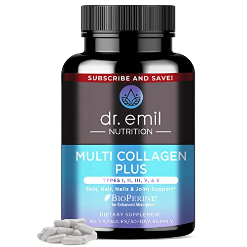 DR EMIL NUTRITION Multi Collagen Plus Pills - to Support Hair, Ski...
