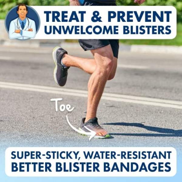 Dr. Fredericks Original Better Blister Bandages - 10 ct Toe Pack ...