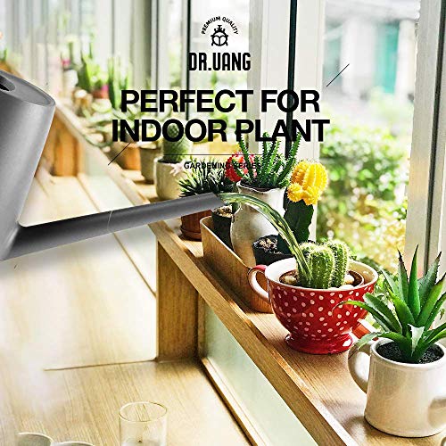 DR.UANG Watering Can for Indoor House Plants Long Spout with Detac...
