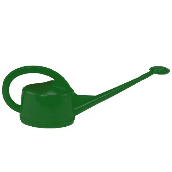 Dramm 12444 2-Liter Injection Molded Plastic Watering Can, Hunter ...