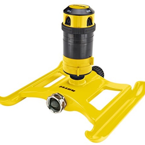 Dramm ColorStorm 4-Pattern Gear Drive Sprinkler, Yellow
