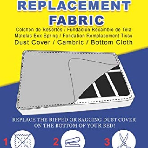 Bed Dust Cover – Cambric – Bottom Cloth/Replacement Fabric for Und...