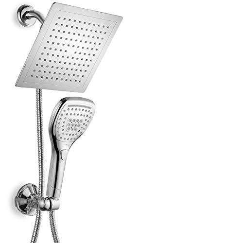Dream Spa Ultra-Luxury 9 Rainfall Shower Head/Handheld Combo. Con...