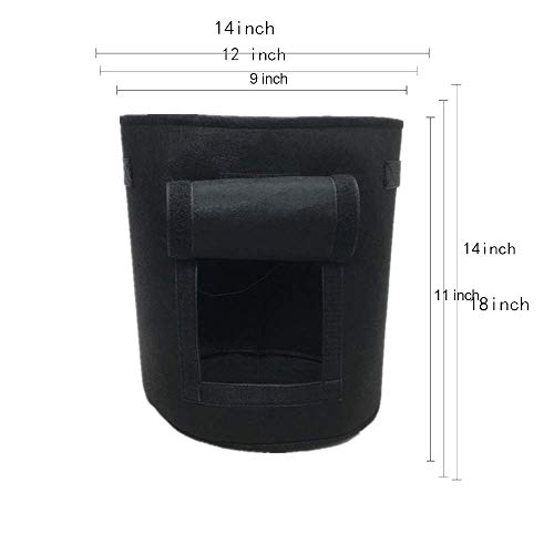 Dreamow 5 Gallon Potato Grow Bags Plant Pots Aeration Fabric Raise...