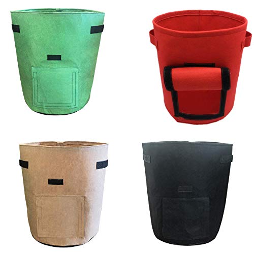 Dreamow 5 Gallon Potato Grow Bags Plant Pots Aeration Fabric Raise...