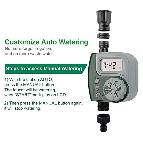 DricRoda Automatic Watering System with Digital Timer, Drip Irriga...