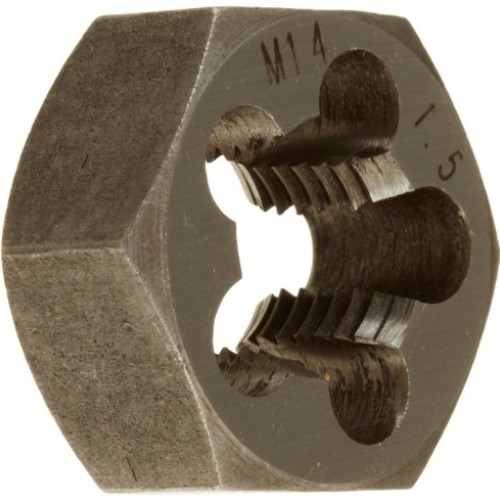 Drill America m14 X 1.5 Carbon Steel Hex Rethreading Die, DWT Series