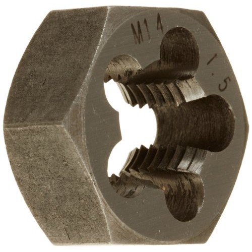 Drill America m14 X 1.5 Carbon Steel Hex Rethreading Die, DWT Series