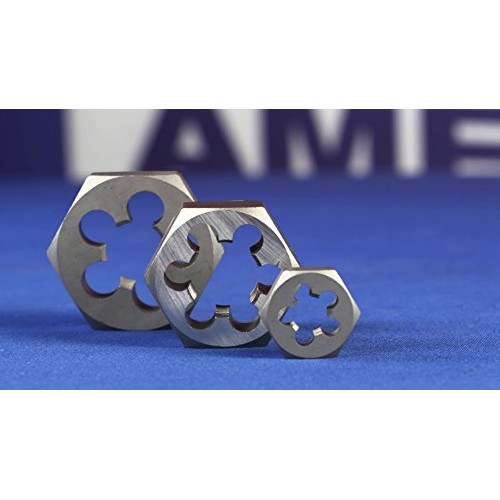 Drill America m14 X 1.5 Carbon Steel Hex Rethreading Die, DWT Series