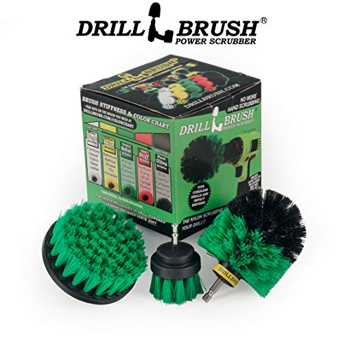 Drillbrush Green Kitchen Cleaning Drill Brushes - Stainless Steel ...