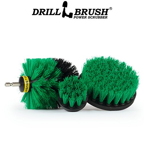Drillbrush Green Kitchen Cleaning Drill Brushes - Stainless Steel ...