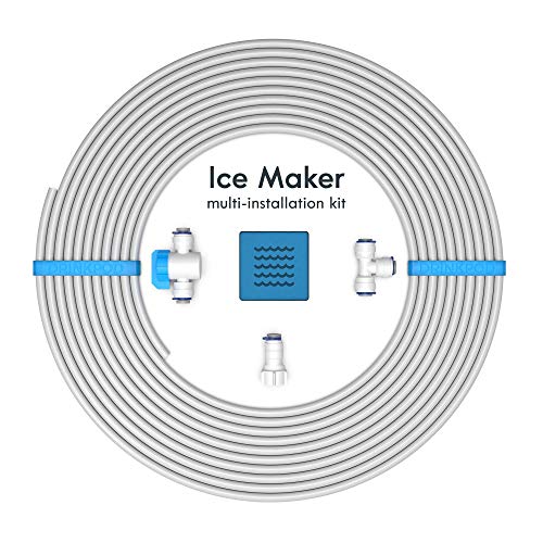 Drinkpod Universal Ice Maker Water Line Kit. Installation Kit for ...