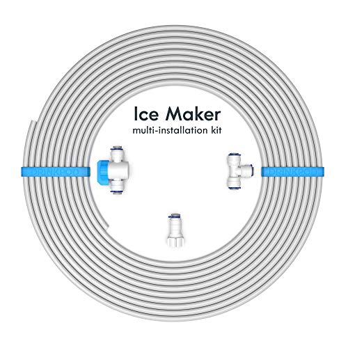 Drinkpod Universal Ice Maker Water Line Kit. Installation Kit for ...
