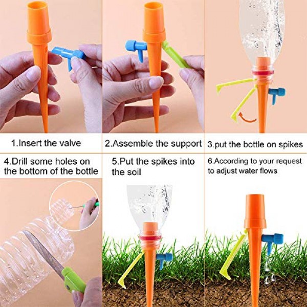 Upgraded Version 15 Pcs Plant Watering Devices, Automatic Pla...