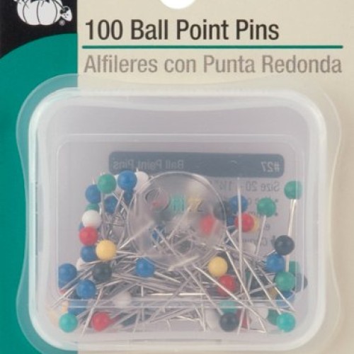 Dritz 27 Ball Point Pins, 1-1/4-Inch 100-Count