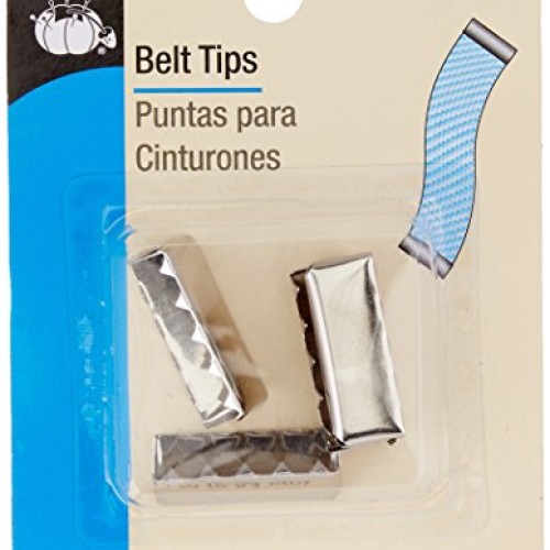Dritz 725 Belt Tip, Nickel, 1-Inch 4-Count