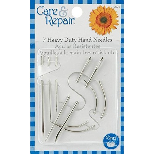 Dritz 9624D Assorted Heavy Duty Hand Needles, 7-Pack