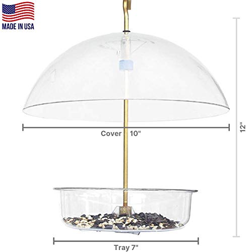 Droll Yankees Seed Saver Platform Feeder, Birdseed, Fruit, Suet, o...