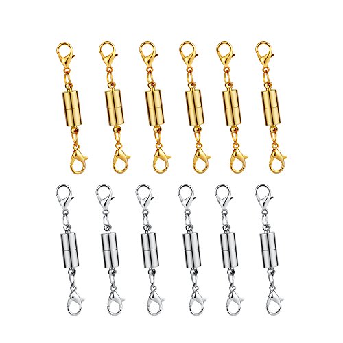 Dsmile Pack of 12pcs Gold Color and Silver Color Magnetic Lobster ...