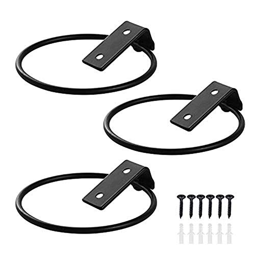 Dtacke 3pcs 4 inch Wall Planter Hook Wall Planter Flower Pot Holde...
