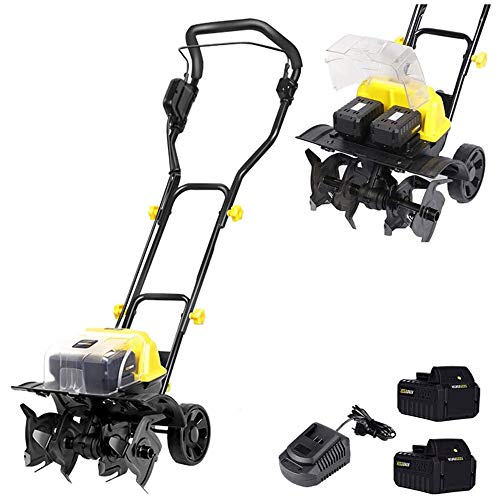 Electric Scarifier Cordless 40V Handheld Rotavator with Rechargeab...