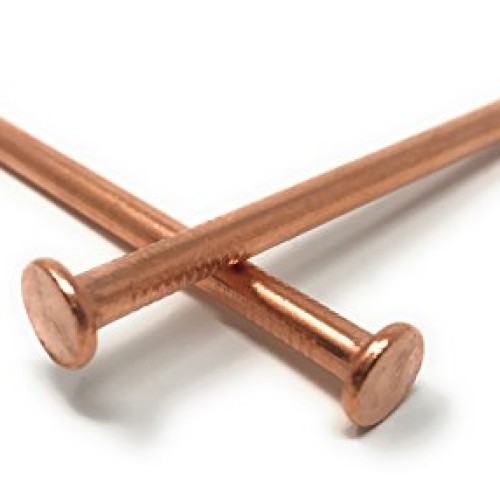 12 PACK USA MADE! Copper 4 Inch Long Nail Spikes, Kills Trees Stum...