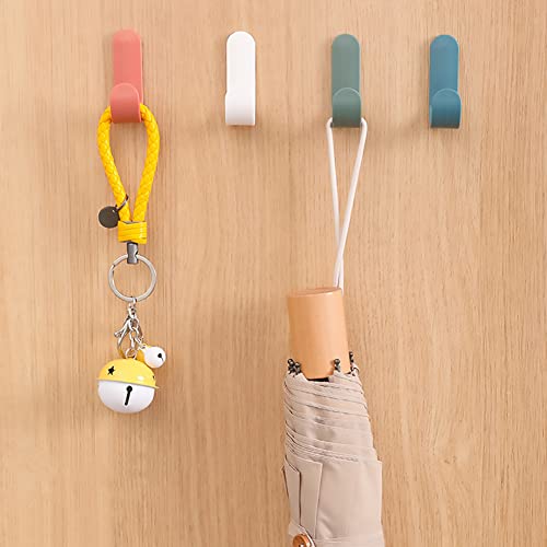 Adhesive Hooks Utility Wall Hooks Key Hooks for Wall Decorative Ke...