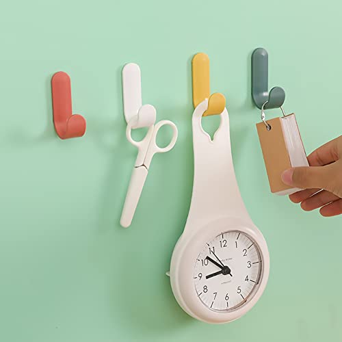 Adhesive Hooks Utility Wall Hooks Key Hooks for Wall Decorative Ke...