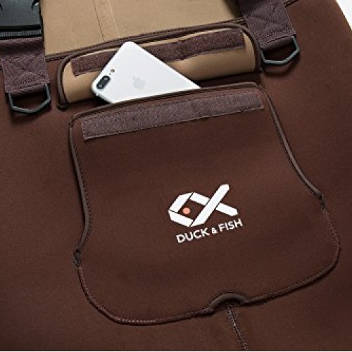 Duck and Fish Brown Neoprene 200G Thinsulate Hunting Fishing Bootf...