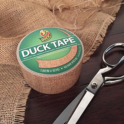 Duck Brand 283713 Burlap Printed Duct Tape, 1.88 Inches x 10 Yards...