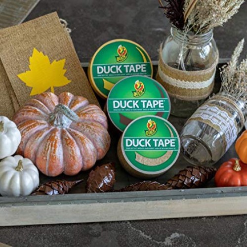 Duck Brand 283713 Burlap Printed Duct Tape, 1.88 Inches x 10 Yards...