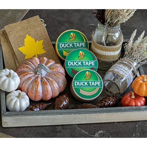 Duck Brand 283713 Burlap Printed Duct Tape, 1.88 Inches x 10 Yards...