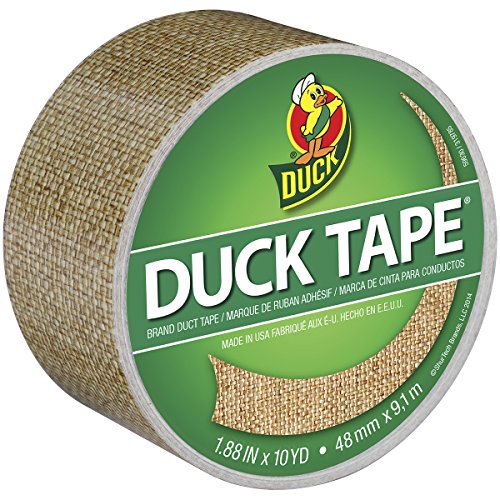 Duck Brand 283713 Burlap Printed Duct Tape, 1.88 Inches x 10 Yards...